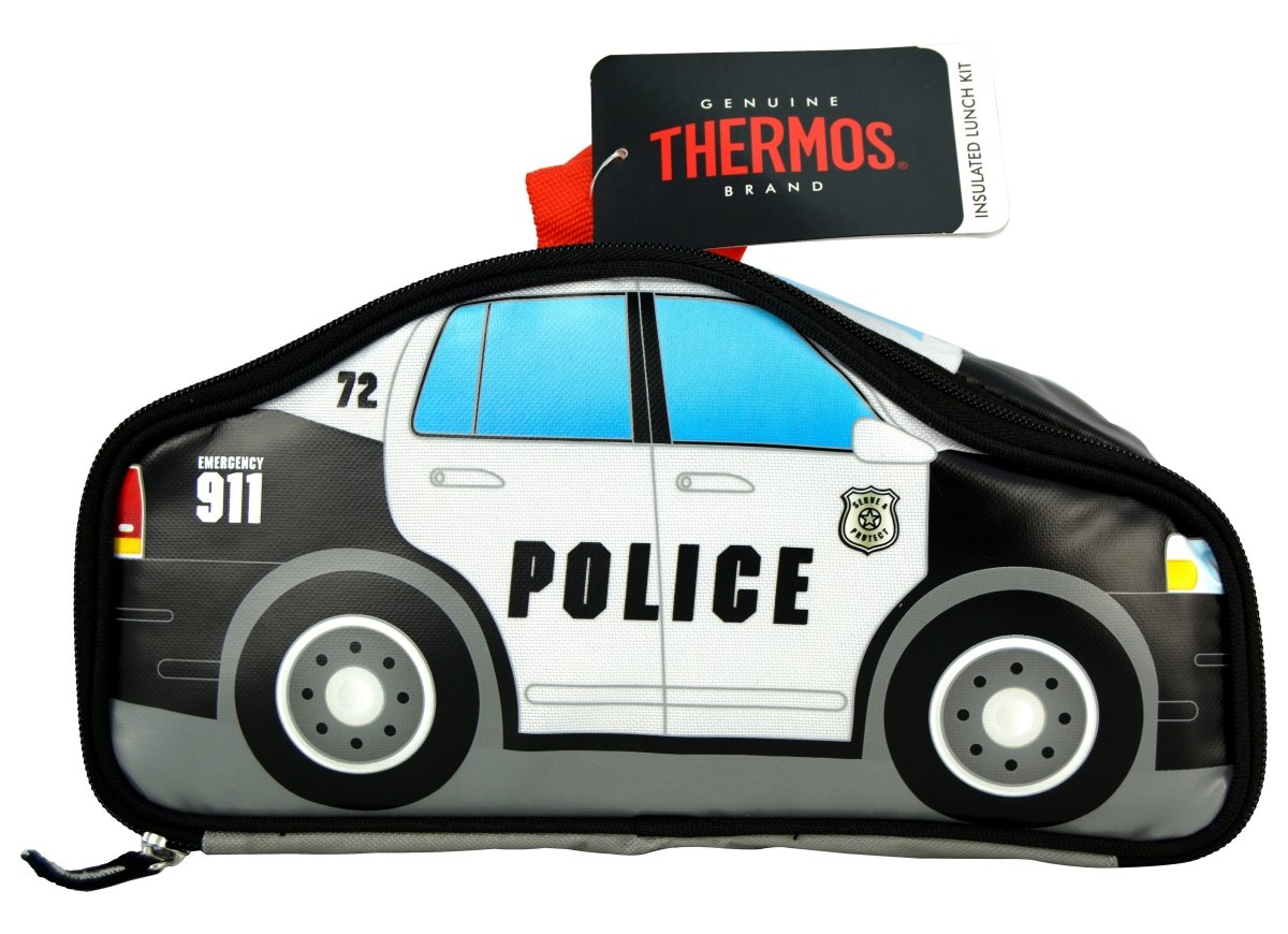 THERMOS - KIDS SCHOOL LUNCH BAG - POLICE CAR - Premium for Kids in Qatar | Toysaro.com